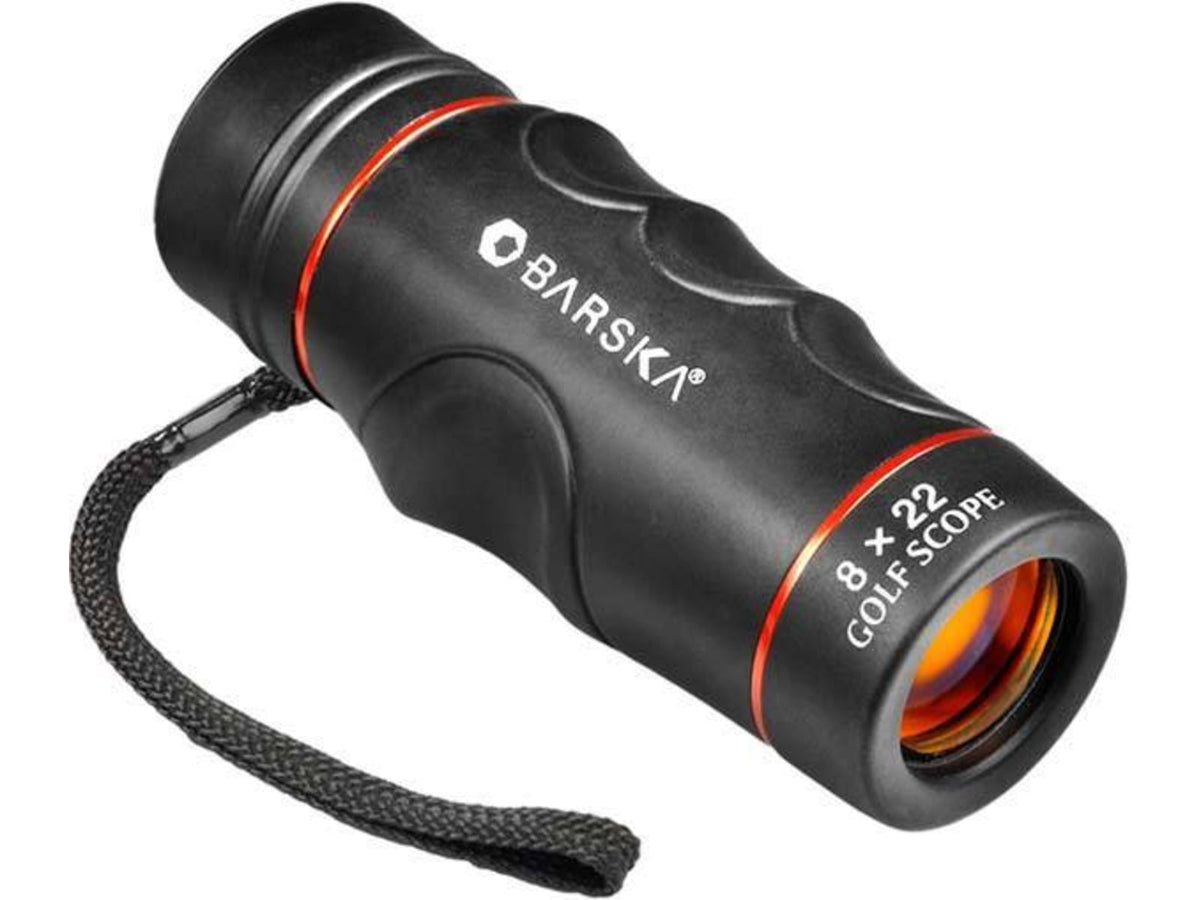 Barska Blue Line Compact Monocular Golf Rangefinder 8-22x Black AA10199