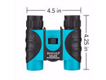 Barska Blueline 10x25mm Roof Prism Binoculars Blue Small AB12726
