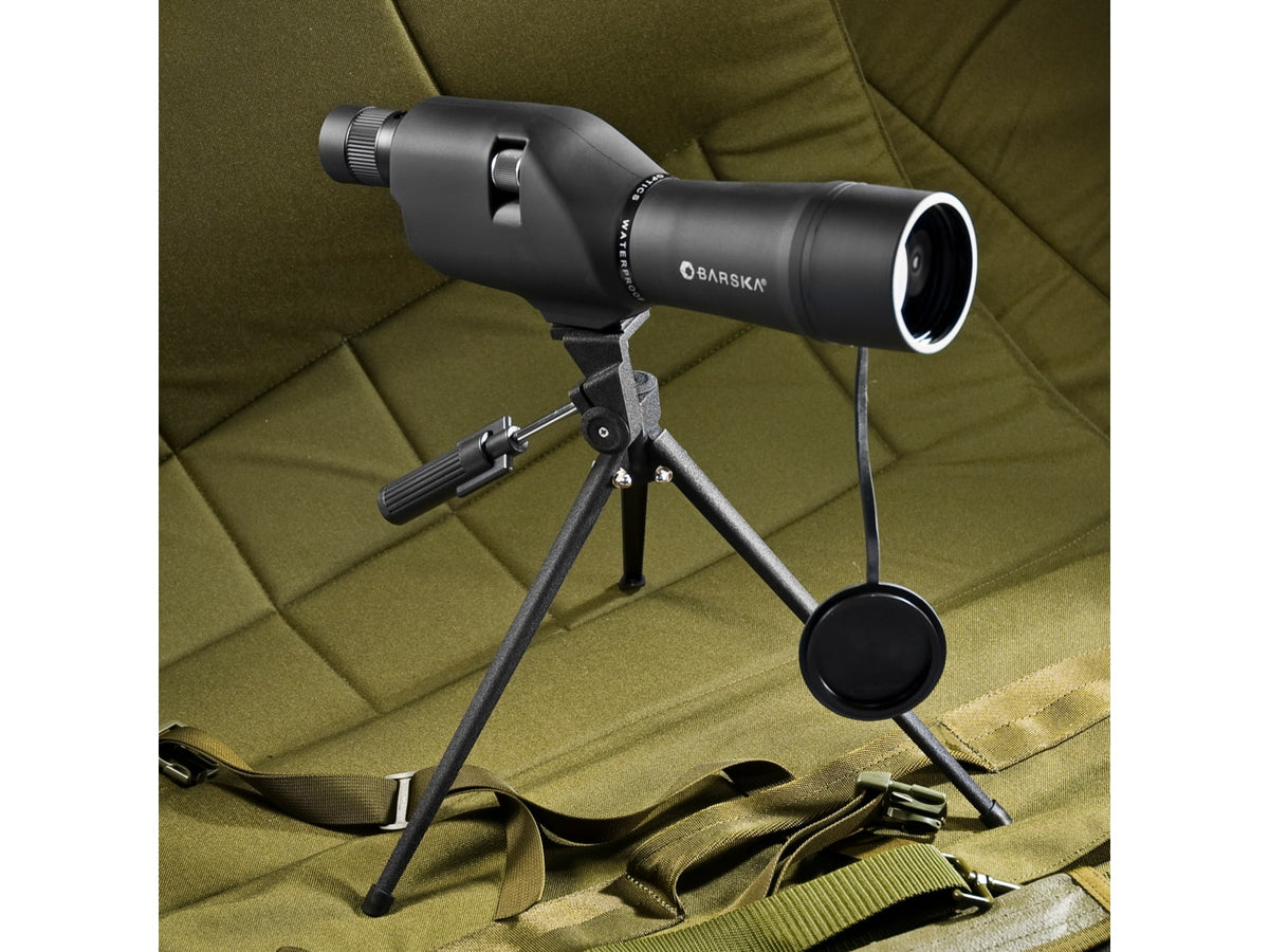 Barska Colorado 20-60x60 Waterproof Straight Spotting Scope Black w/ Tripod & Case