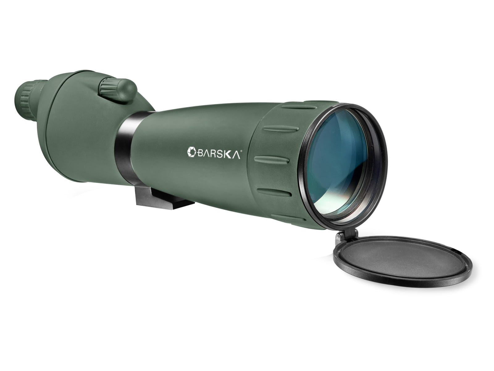 Barska 25-75x75 Straight-Body Porro BK7 Spotting Scope Green w/ Tripod CO10998