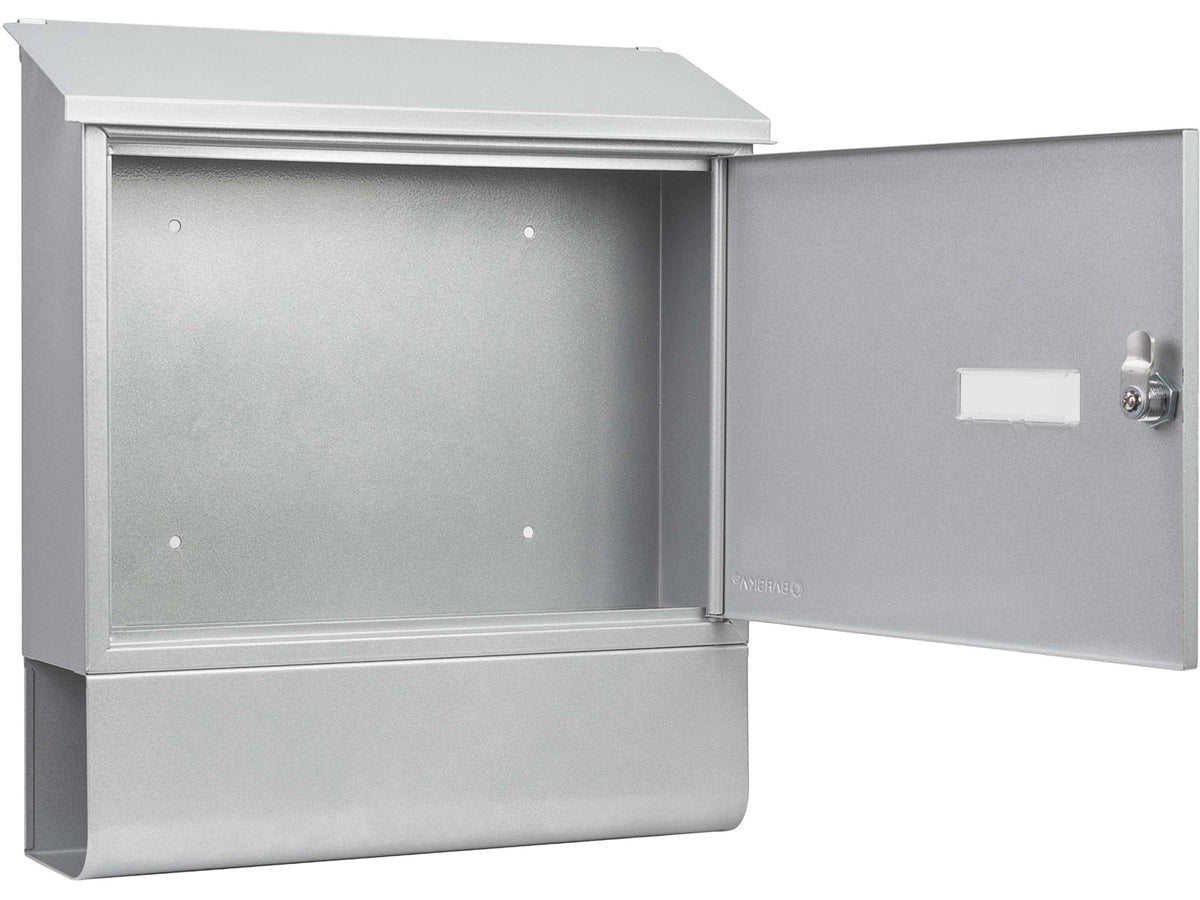Barska Contemporary Wall Mount Mailbox. 10in Width Gray Medium CB13698
