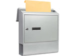 Barska Contemporary Wall Mount Mailbox. 10in Width Gray Medium CB13698