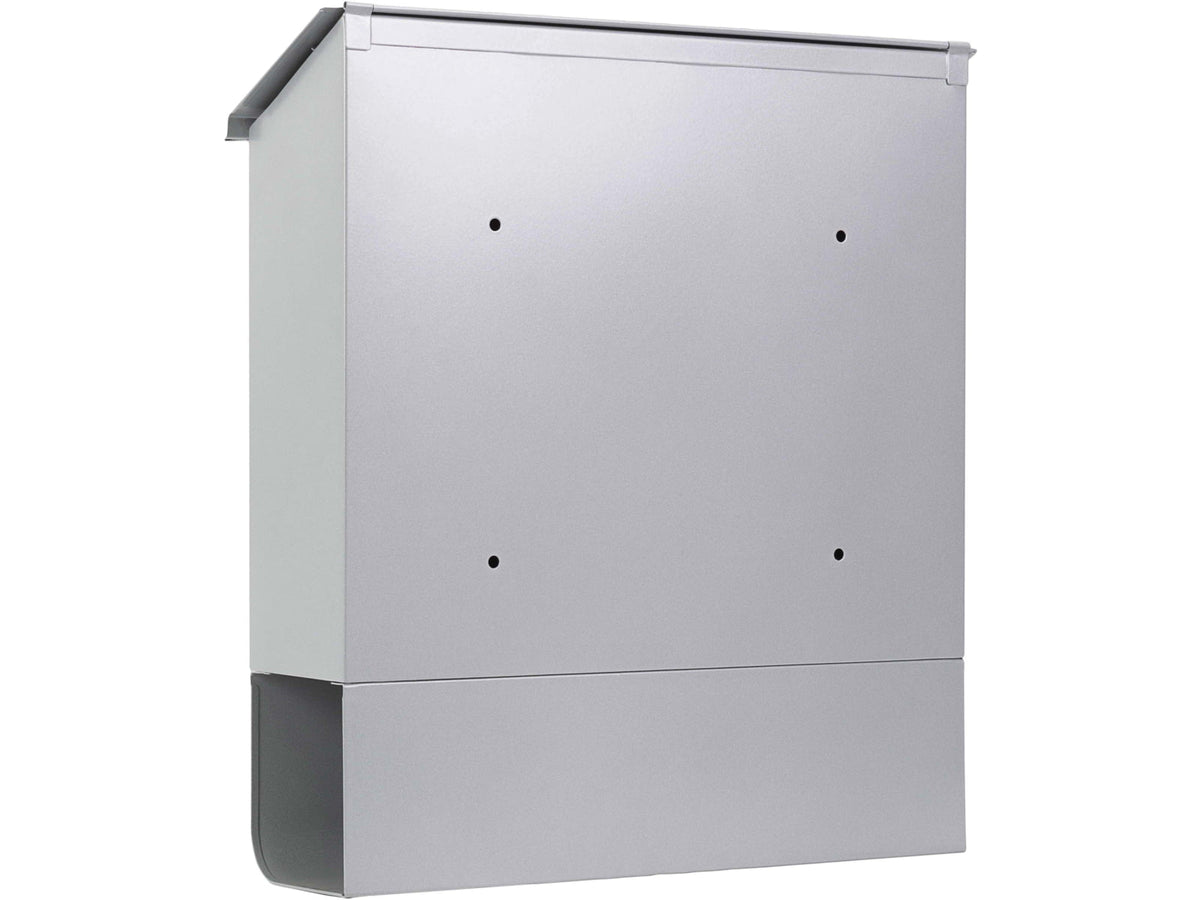 Barska Contemporary Wall Mount Mailbox. 10in Width Gray Medium CB13698