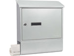 Barska Contemporary Wall Mount Mailbox. 10in Width Gray Medium CB13698