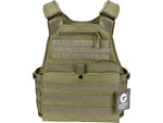 Barska Loaded Gear VX-500 MOLLE Plate Carrier Tactical VestOD Green BI12290