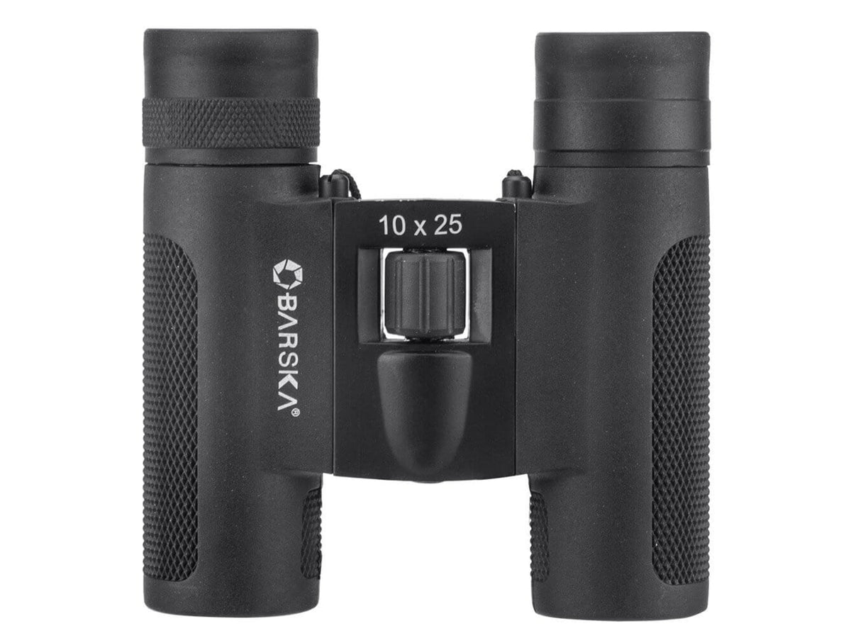 Barska Lucid View Compact 10x25mm Roof Prism Binoculars Black Small AB13275