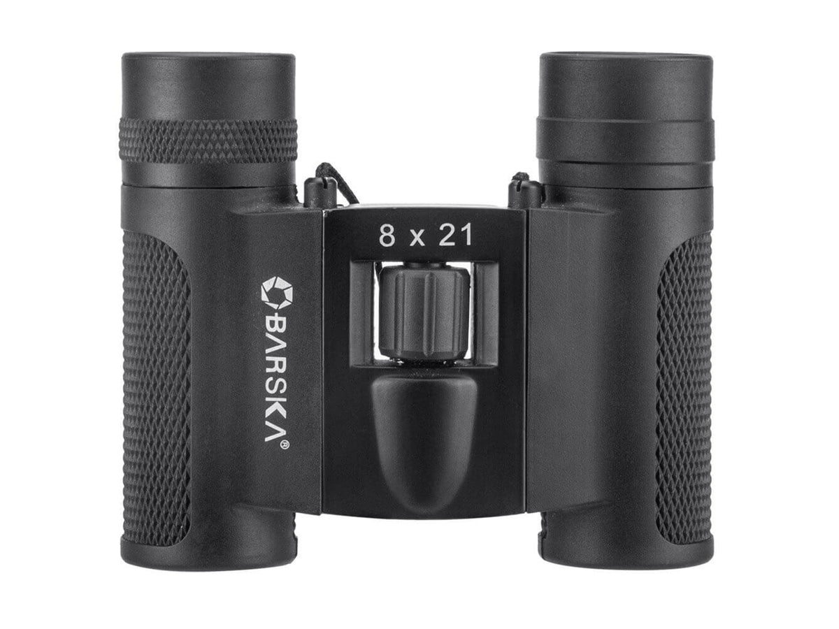 Barska Lucid View Compact 8x21mm Roof Prism Binoculars Black Small AB13273