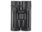 Barska Lucid View Compact 8x21mm Roof Prism Binoculars Black Small AB13273