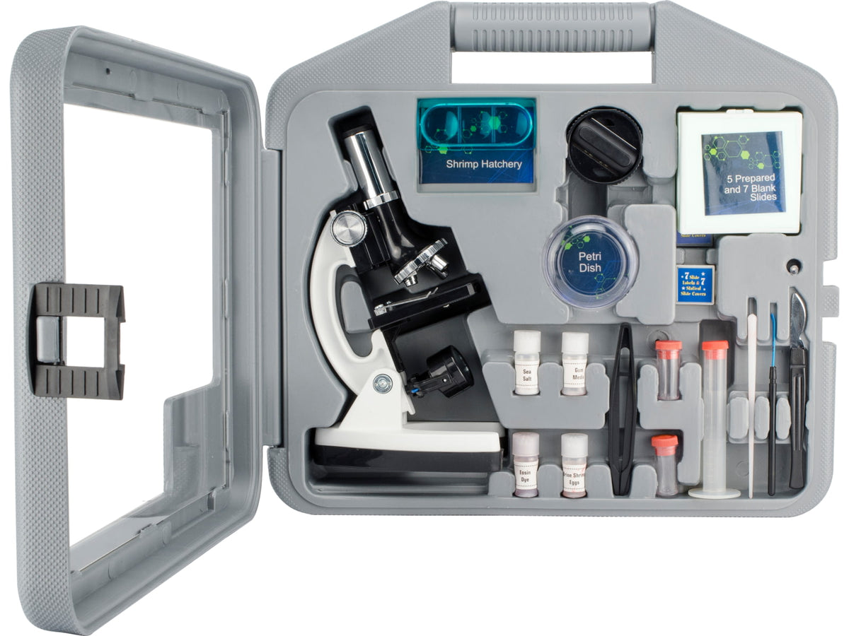 Barska Microscope Kit with Carrying Case White Small AY12938
