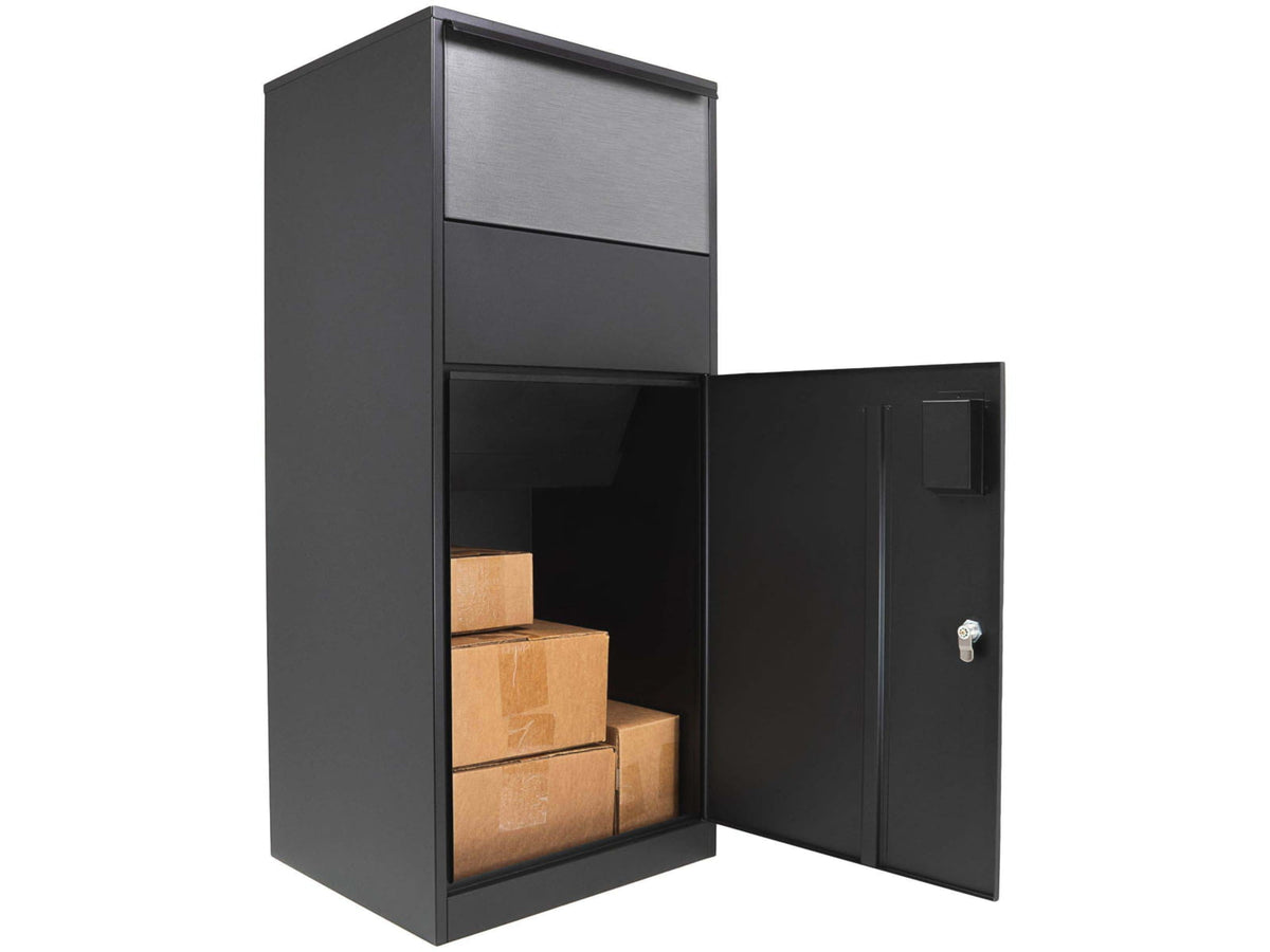 Barska MPCB-200 Mail and Parcel Box 2 Keys Black Large CB13706