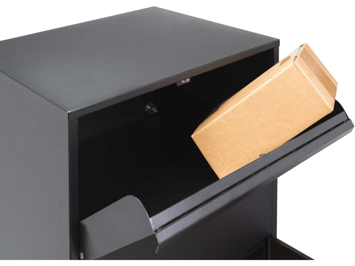 Barska MPCB-200 Mail and Parcel Box 2 Keys Black Large CB13706