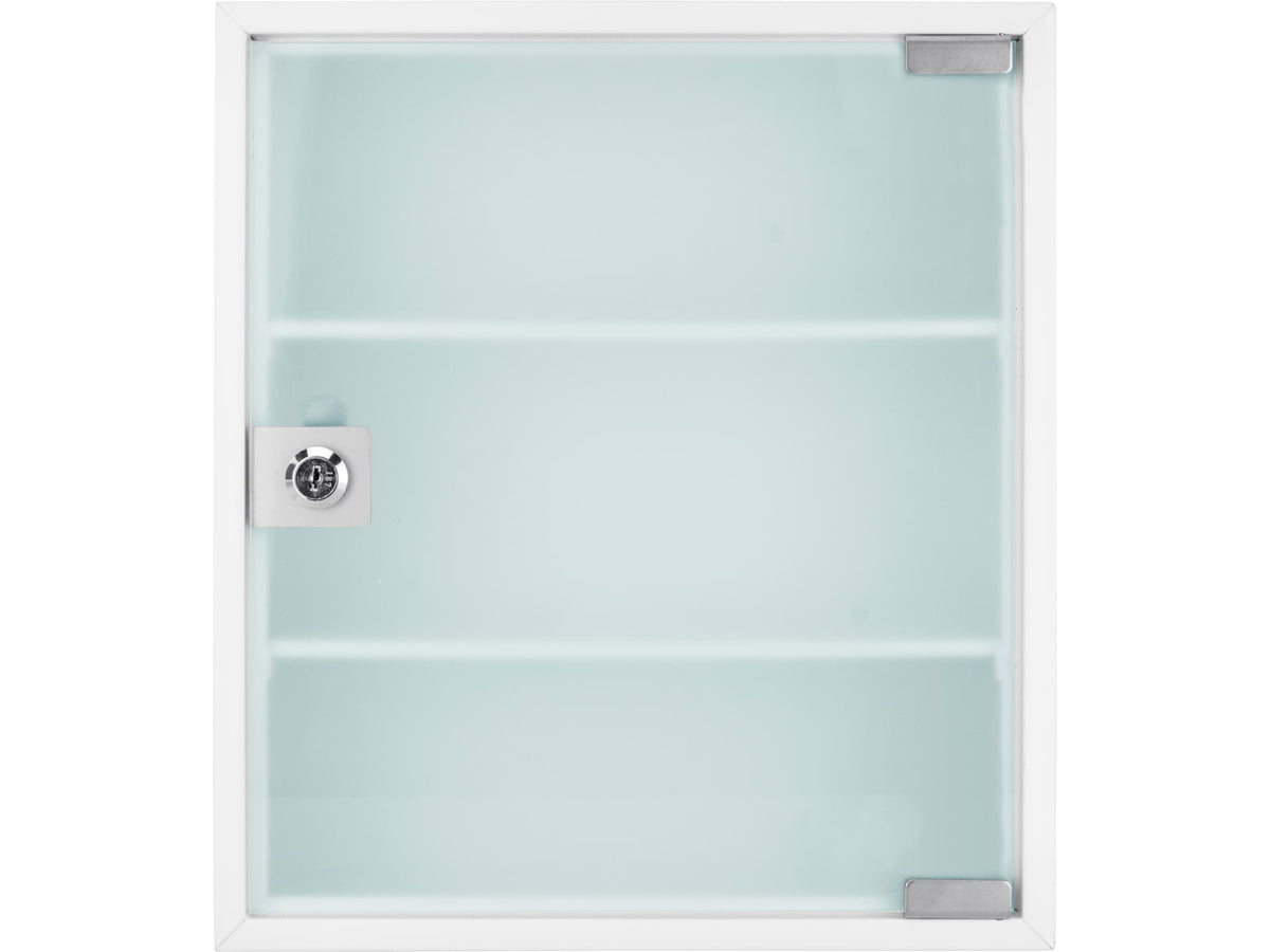 Barska Standard Medical Cabinet12.4x3.94x14.17inWhite CB12822