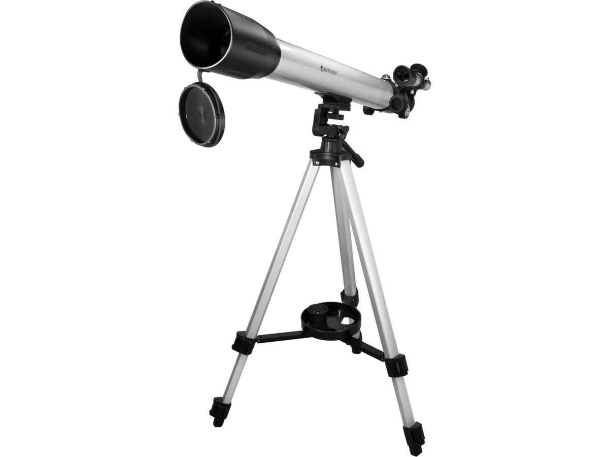 Barska Starwatcher 231 Power 60x700 mm Refractor Telescope w/ Finderscop Silver AE11124
