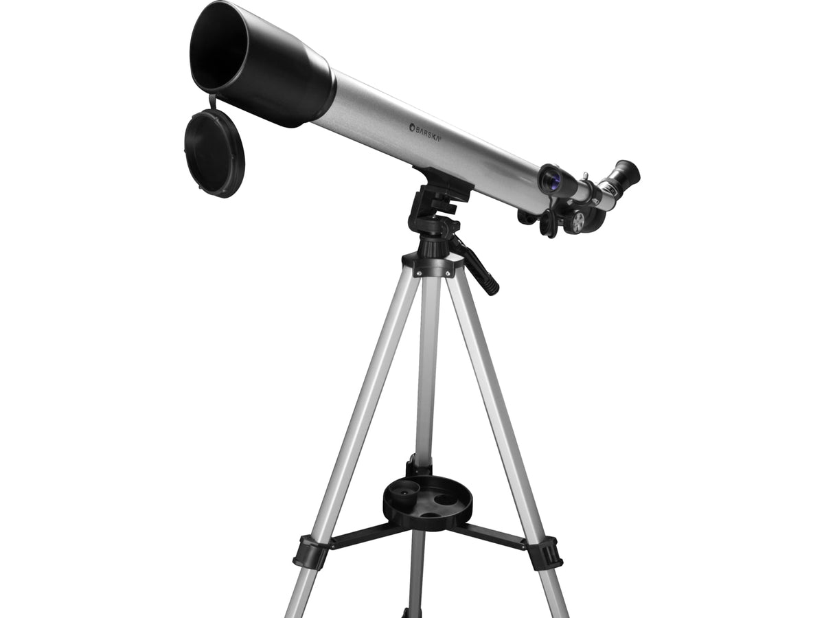 Barska Starwatcher 231 Power 60x700 mm Refractor Telescope w/ Finderscop Silver AE11124