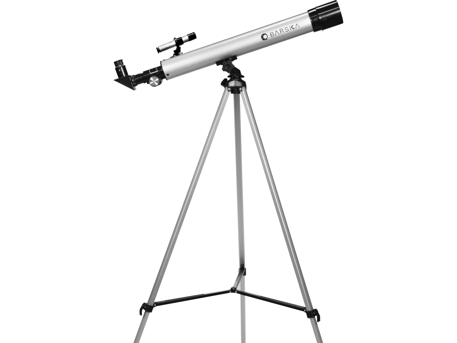 Barska Starwatcher 450 Power 50x600 mm PH Refractor Telescope w/ Finderscope Silver AE10748