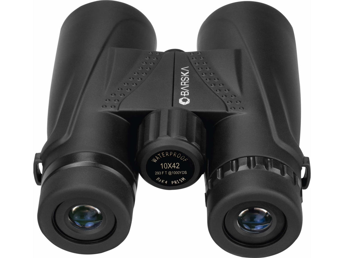 Barska WP Blackhawk 10x42mm BAK-4 Prism Binocular Black Small AB13434