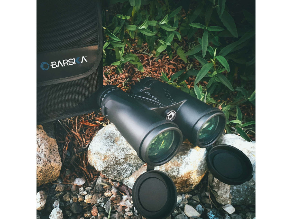 Barska WP Blackhawk 10x42mm BAK-4 Prism Binocular Black Small AB13434