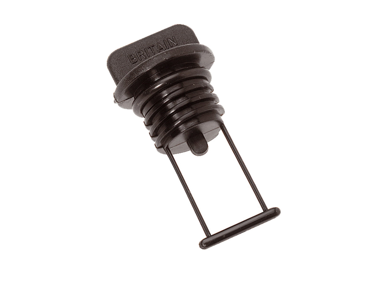 Barton Marine Drain Plug - 15mm 19/32" Bore - Black 42 357