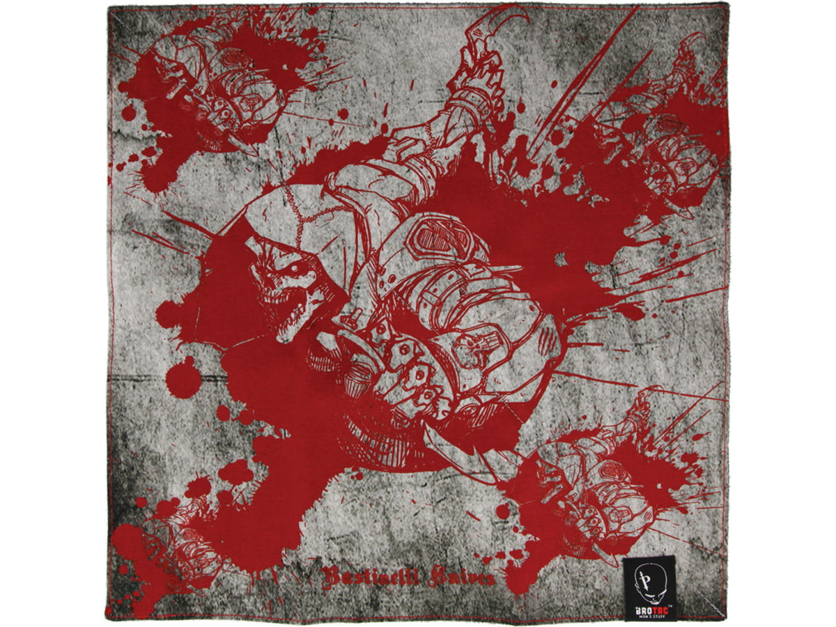 Bastinelli Creations Limited Edition Hank 11.75" x 11.75" HANKS REAPER RED