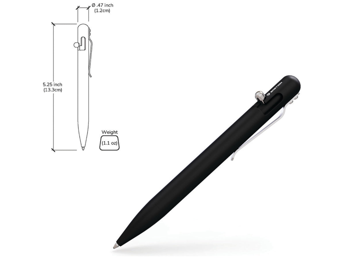 Bastion Bolt Action Pen Aluminum Black