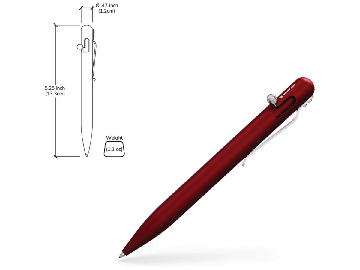 Bastion Bolt Action Pen Aluminum Red