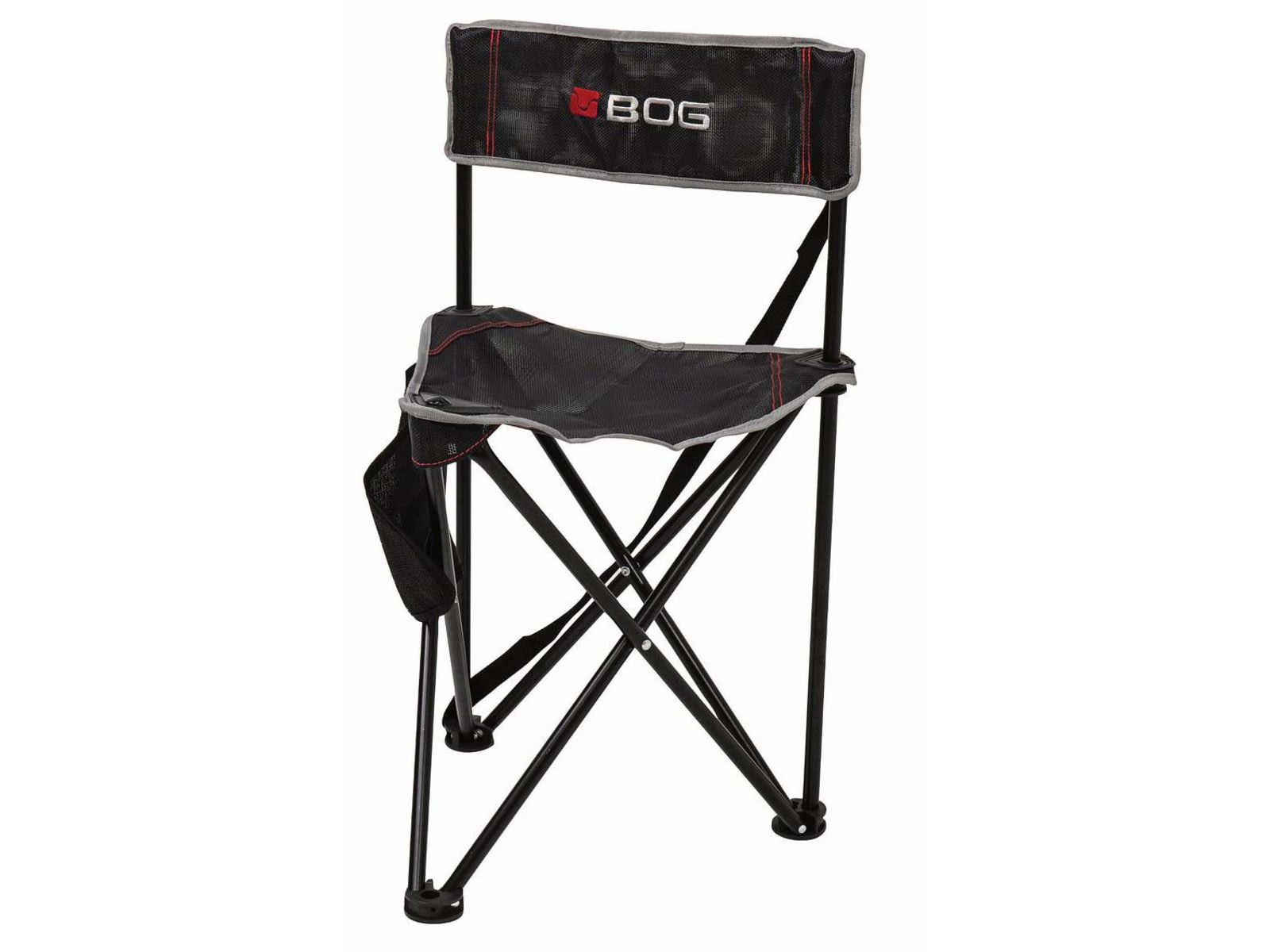 Bog-Pod Triple Play Chair 3 Legs Black Steel Frame Exterior Pocket