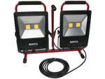 Bayco Dual Fixture LED Work Light w/ Tripod Stand 10000 Lumens SL-1530