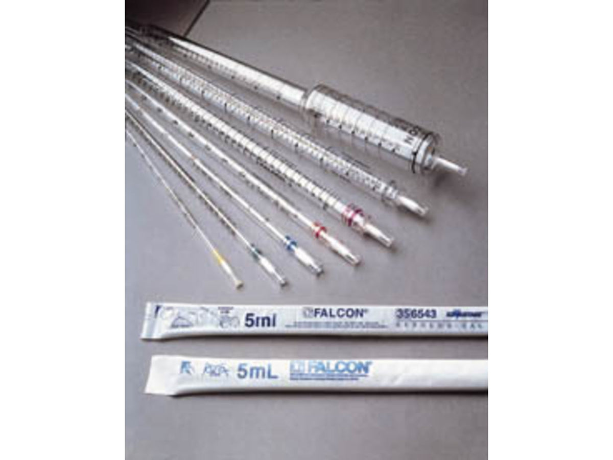 Corning Falcon Disposable Serological Pipets Polystyrene Sterile Plugged 357530 Multi-Packed In Paper/Plastic