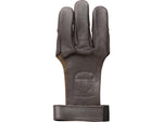Bear Archery Leather Shooting Glove 3-finger Ambidextrous Lg