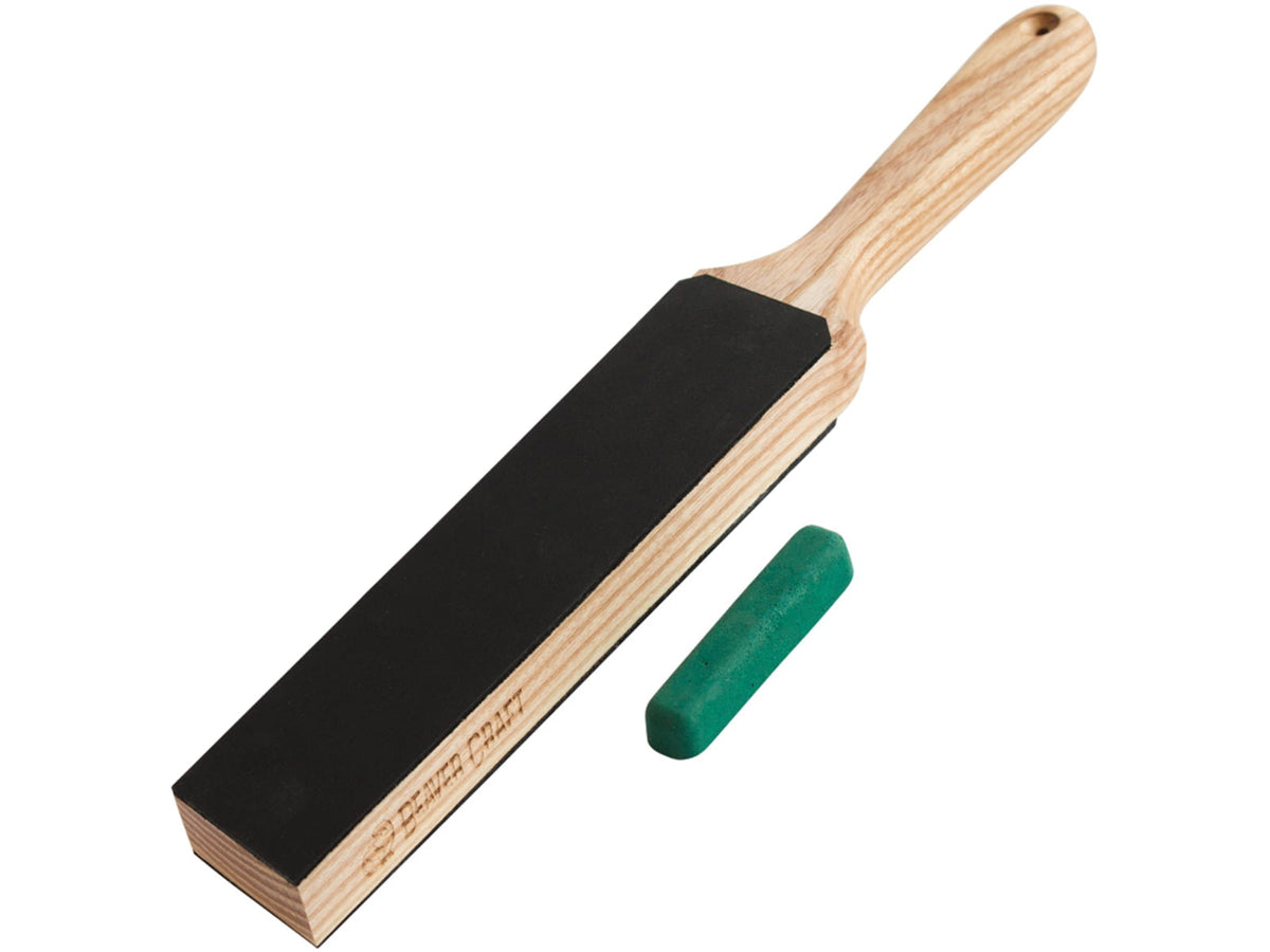 BeaverCraft Leather Paddle Strop w/Comp BVRLS6P1