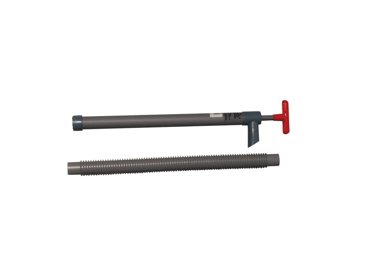 Beckson Marine Pump 18"L w/20" Flexible Reinforced Hose Thirsty-Mate 118PF