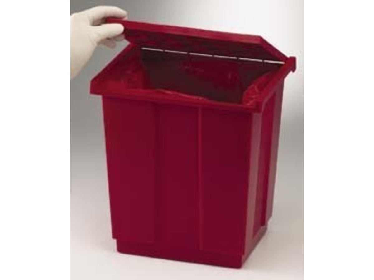 Bel-Art Benchtop Biohazard Waste Disposal Can SCIENCEWARE F131970000