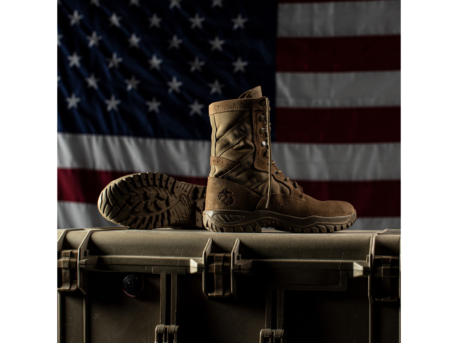 Belleville 520 Moto Ultra Light Assault EGA Boot - Men's Coyote