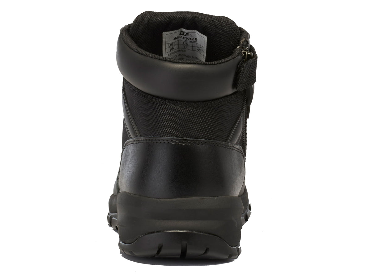 Belleville Spear Point BV915Z 5in Lightweight Side-Zip Tactical Boot - Mens Black 9 Regular