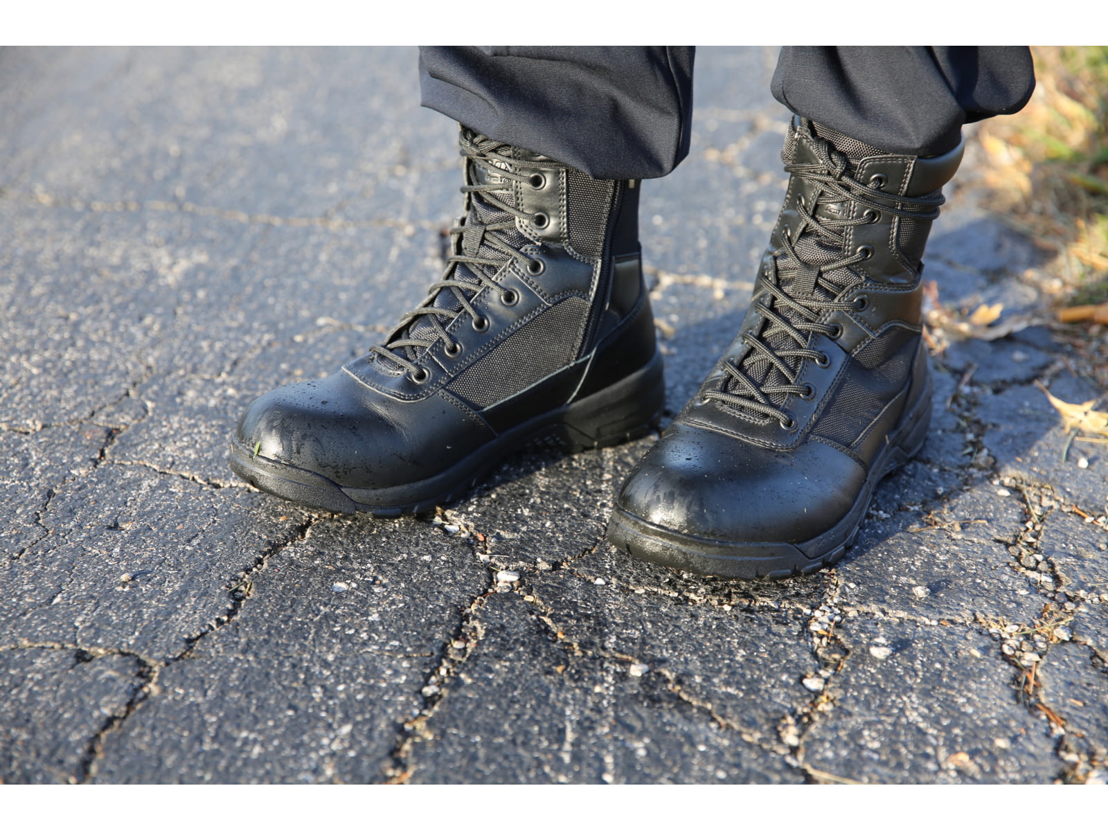 Belleville Spear Point BV918Z 8in Lightweight Side-Zip Tactical Boot - Mens Black 12 Regular