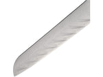 Benchmark Bread Damascus 8.00 in Kitchen Knife Rosewood and greenwood CECH002B