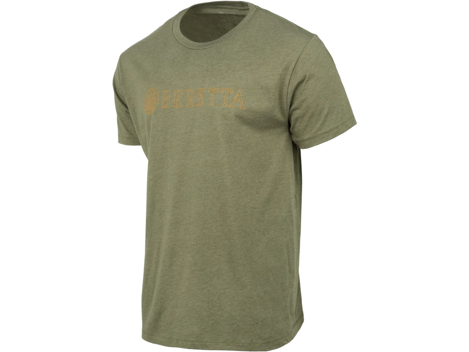 Beretta Hardlines T-Shirt - Men's Short Sleeve Heather Mil Green 2XL