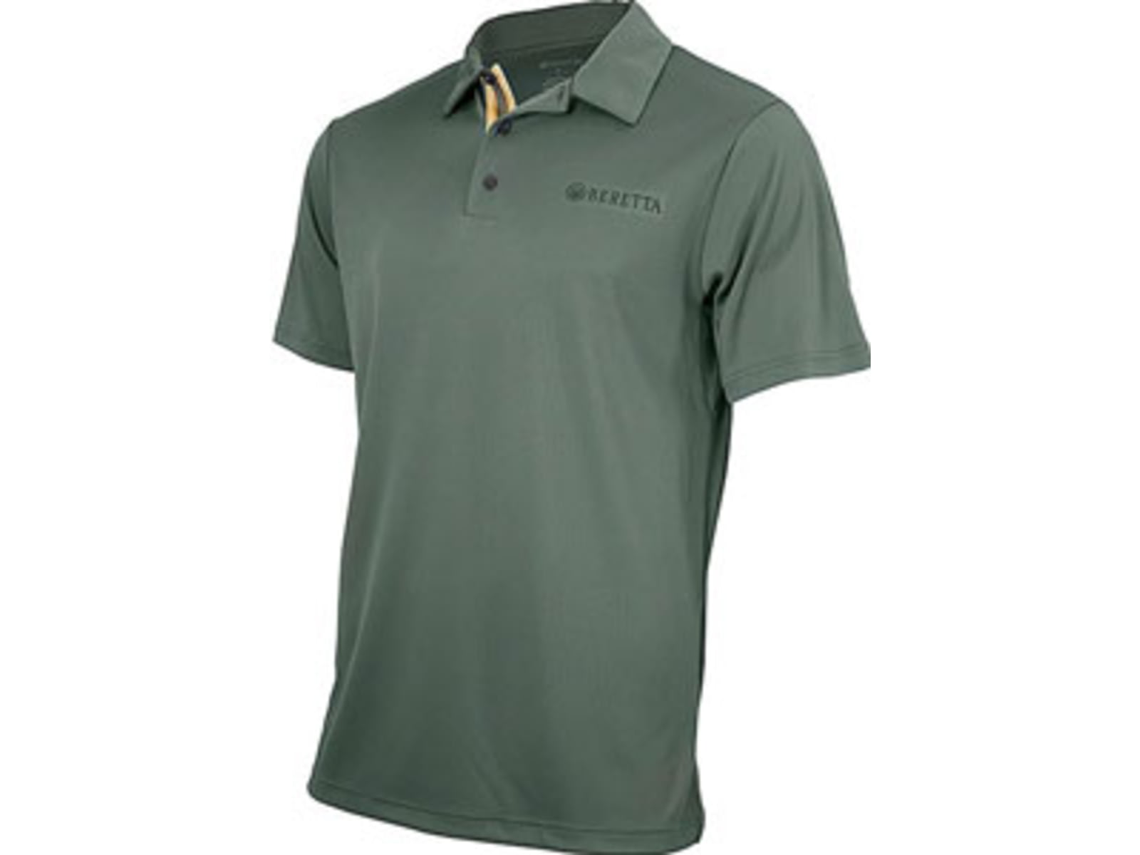Beretta Men's US Tech Short Sleeved Polo T-Shirt Green Small MT231T13220715S