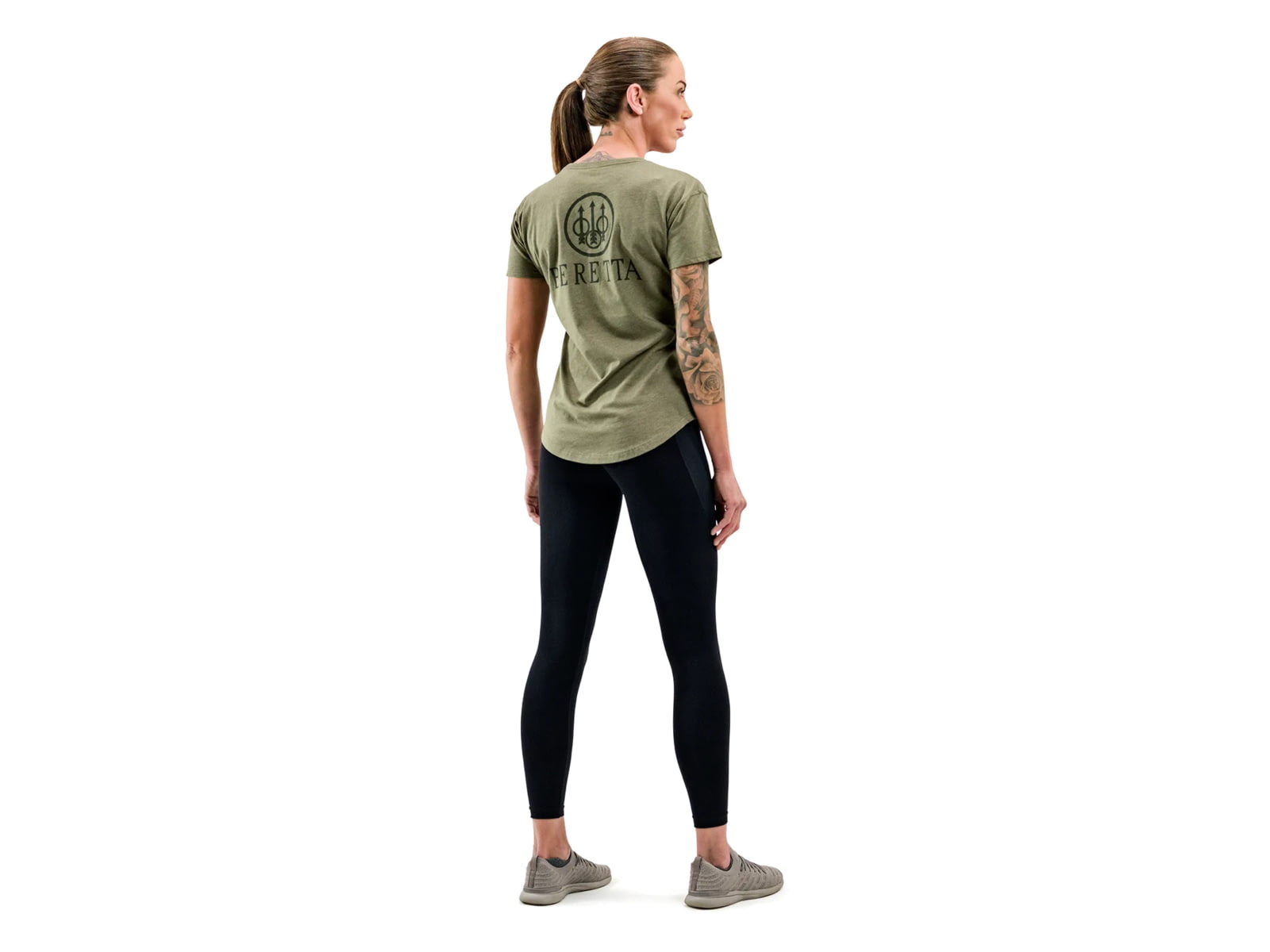 Beretta Ranger T-Shirt - Women's Heather Mil Green Large