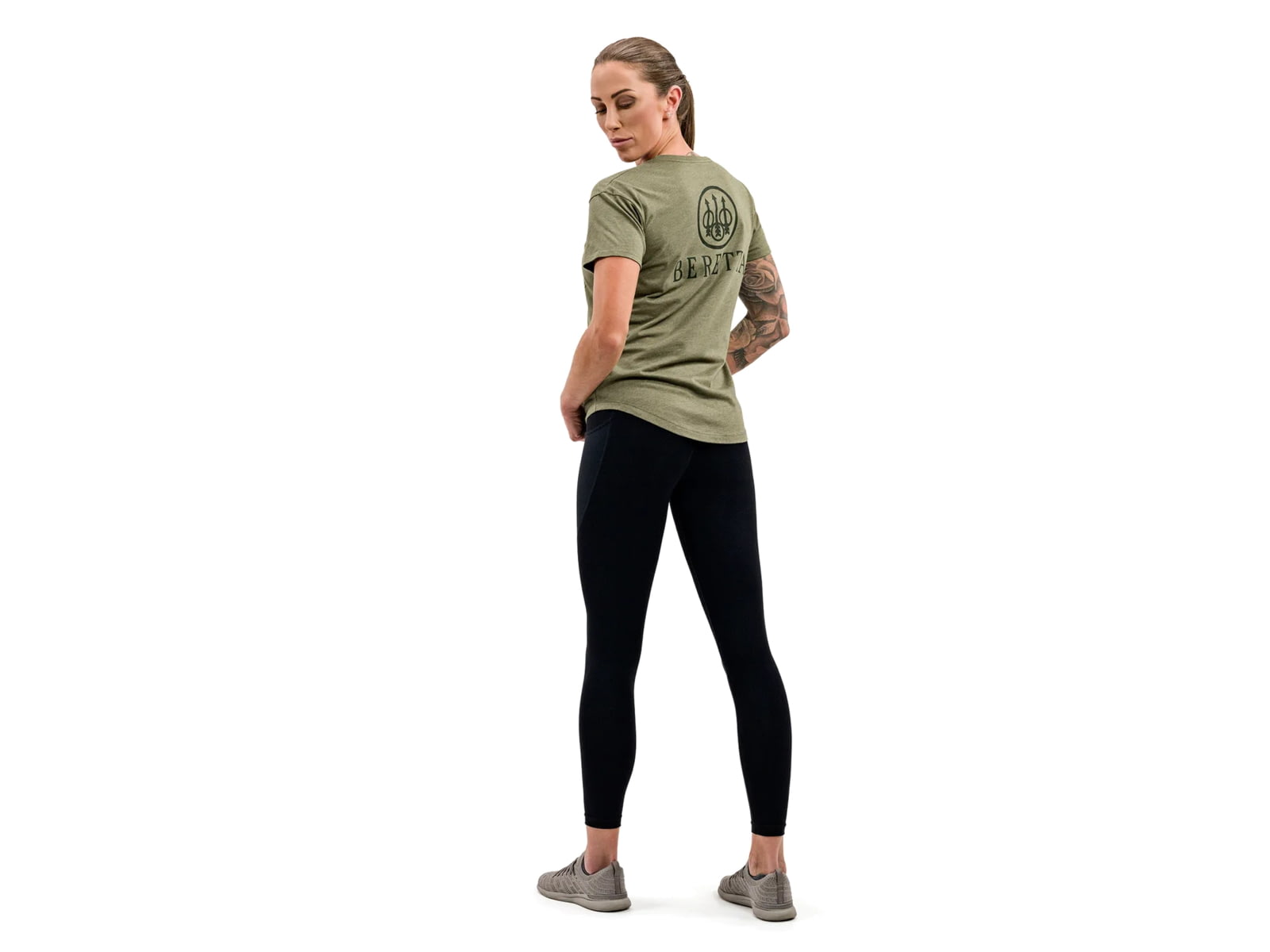 Beretta Ranger T-Shirt - Women's Heather Mil Green Large