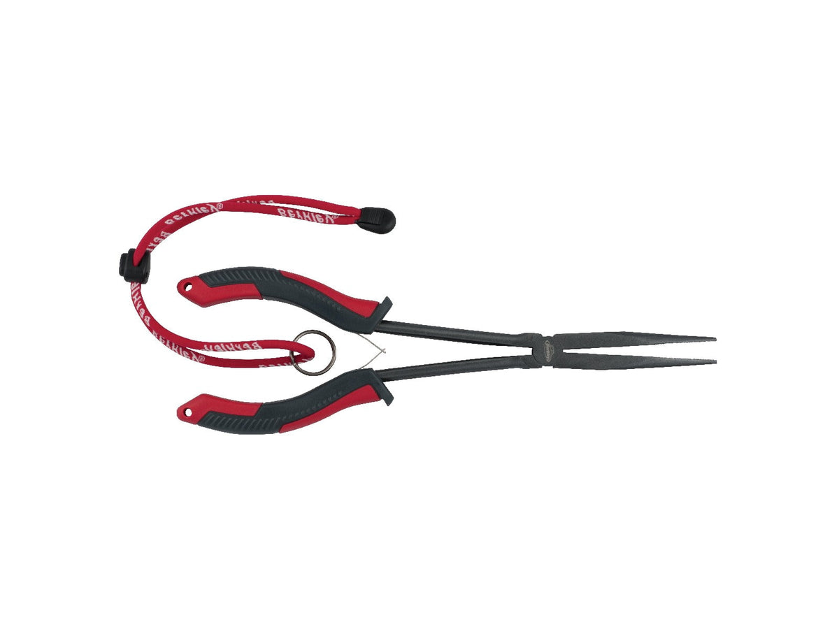 Berkley 11in XCD Long Reach Pliers Red/Gray/Black 1402789