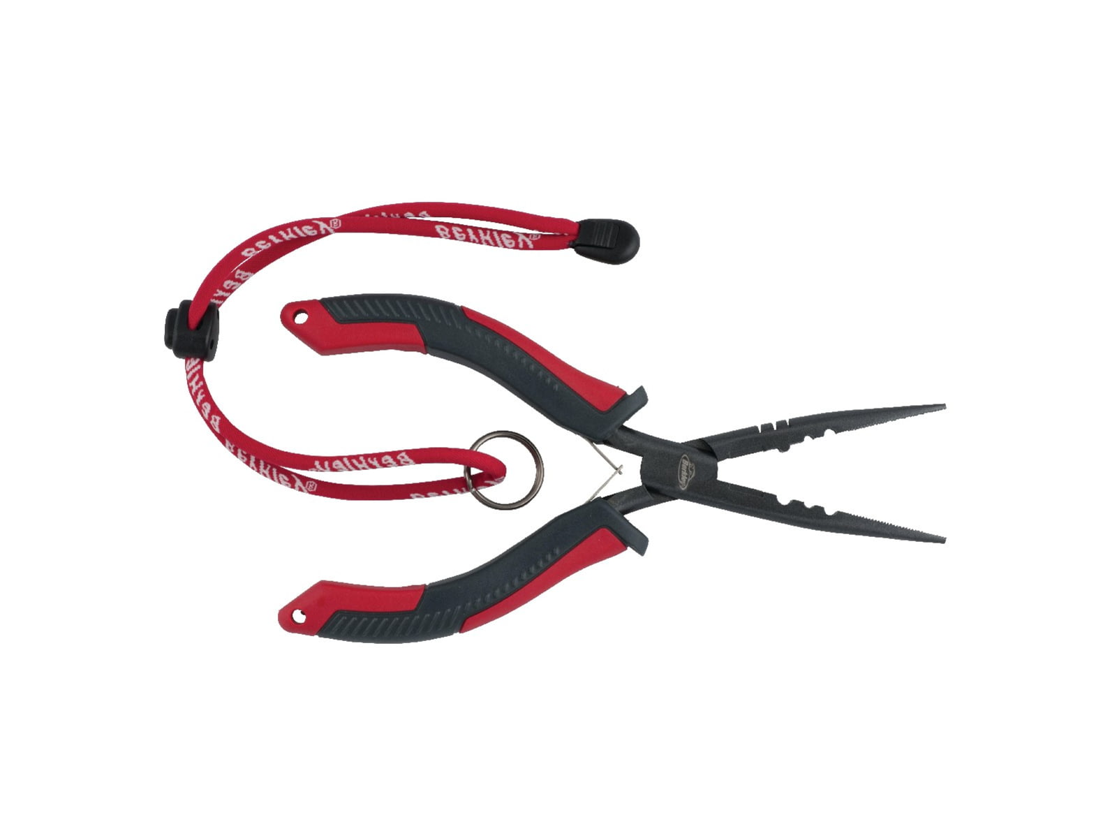 Berkley 6in XCD Straight Nose Pliers Red/Gray/Black 1402791