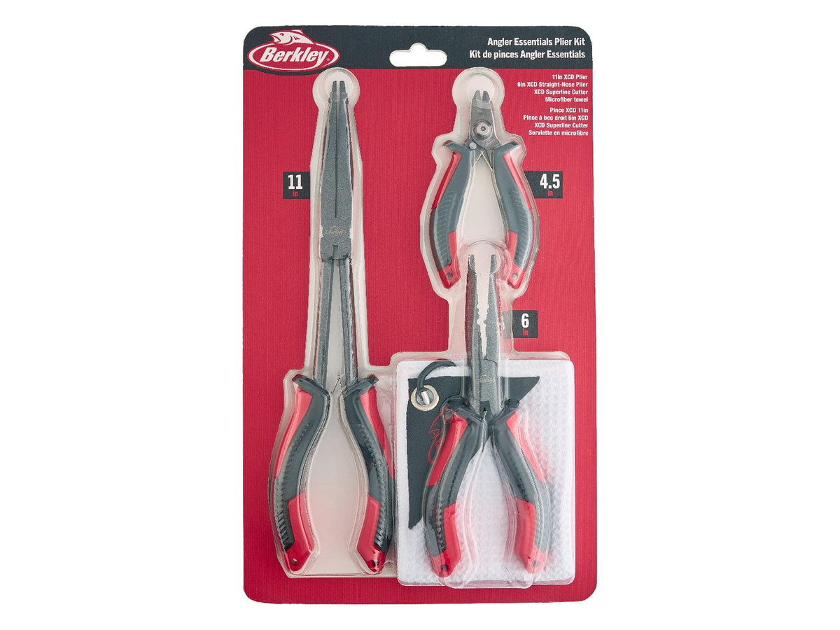 Berkley Angler Essential Plier Kit Red/Black 1630948