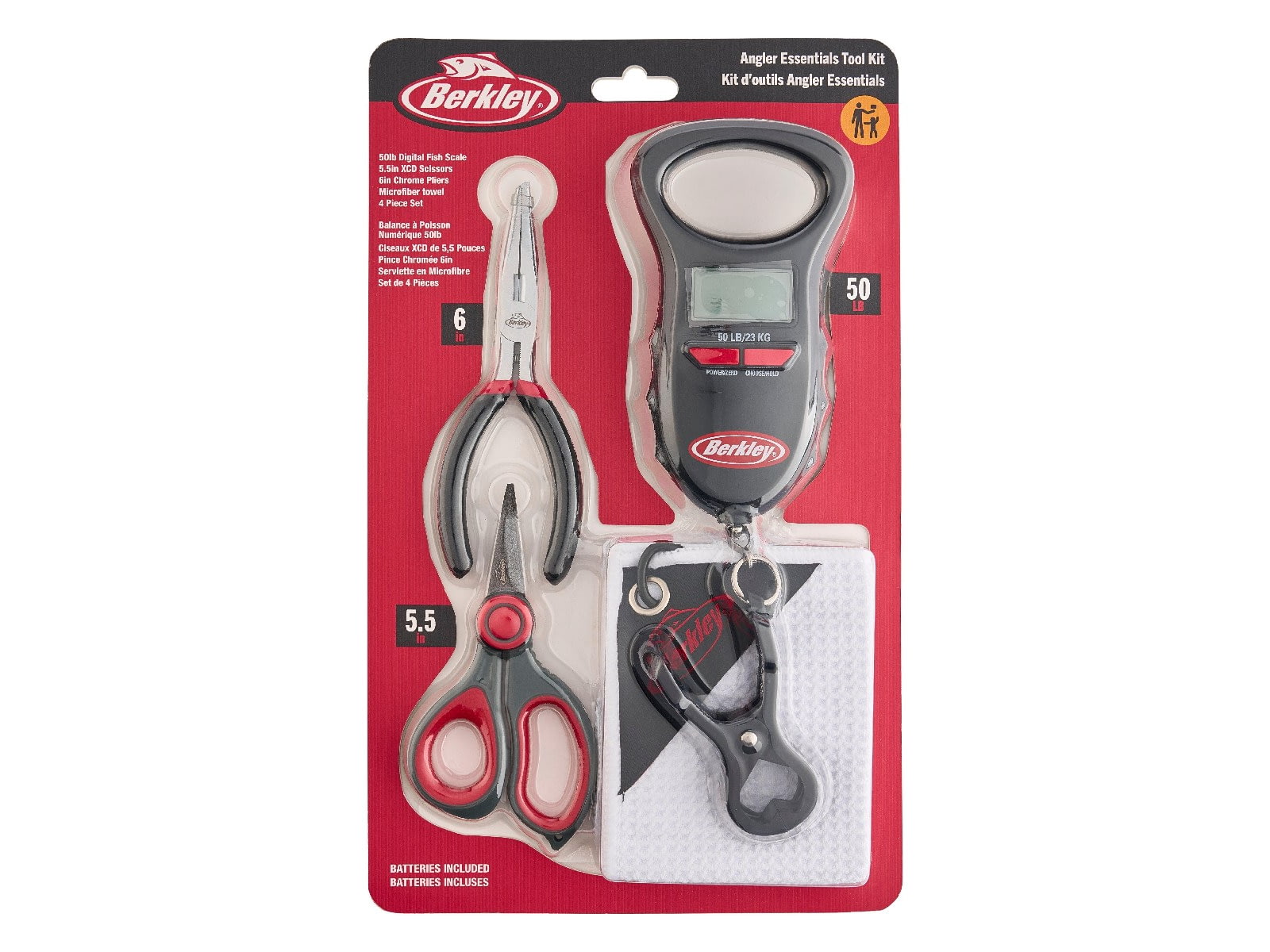 Berkley Angler Essential Tool Kit Red/Black 1630947