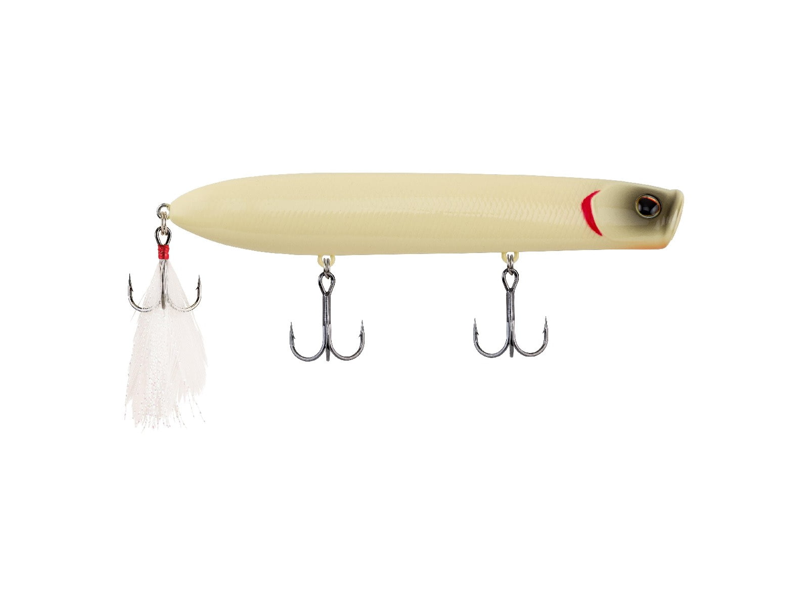 Berkley Cane Walker Hard Bait Topwater 125 5/6 oz 125mm Topwater Hook Size 4 3 Hooks Bone