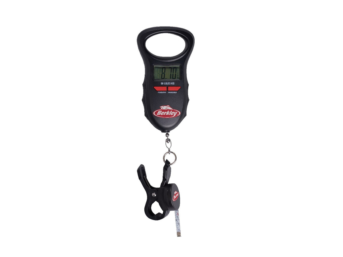 Berkley Digital Fish Scale with Tape 50lb Black 50 lb 1497141