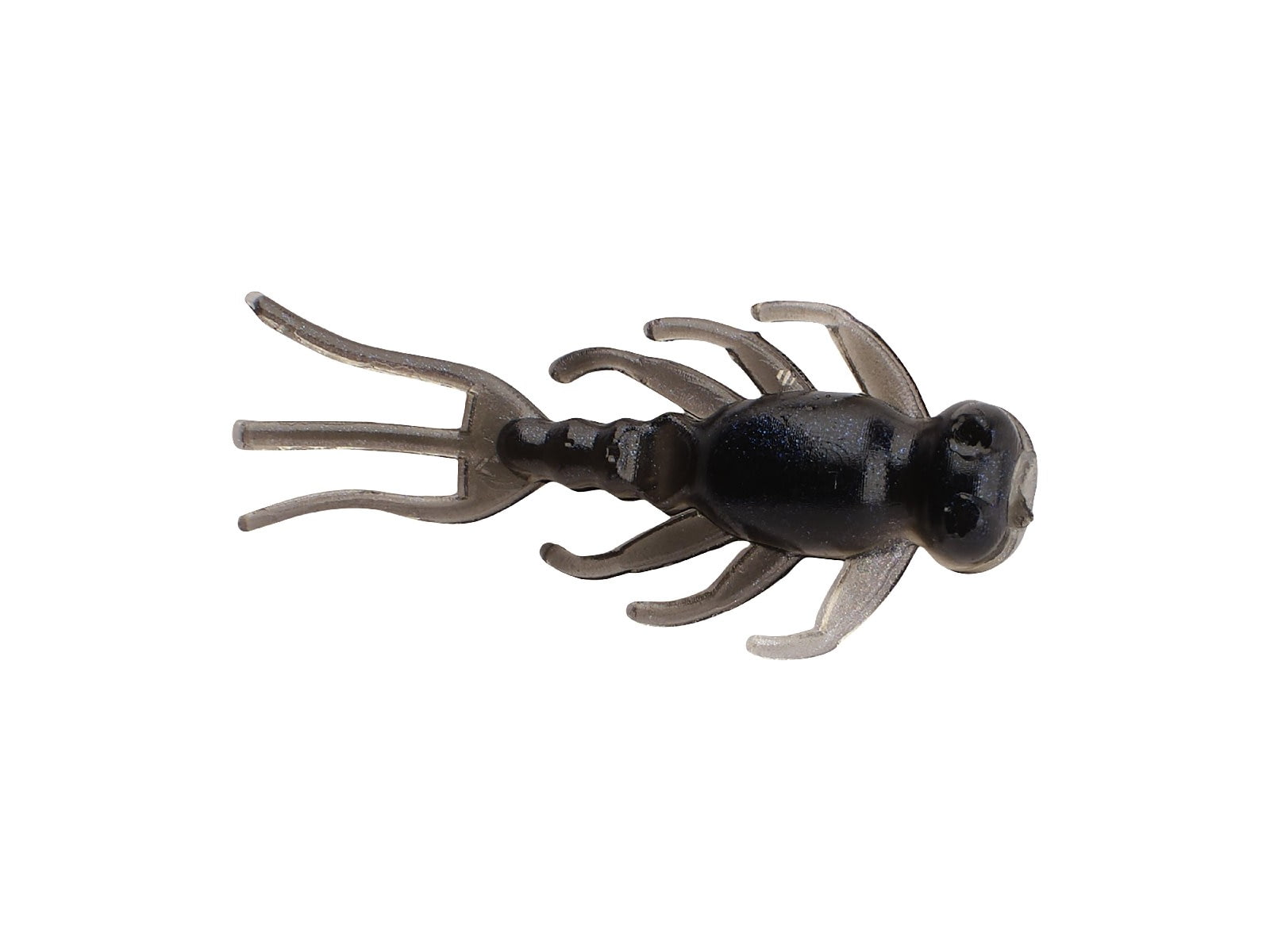 Berkley PowerBait Mayfly Soft Bait 3/4in 14 Pack Black Shad
