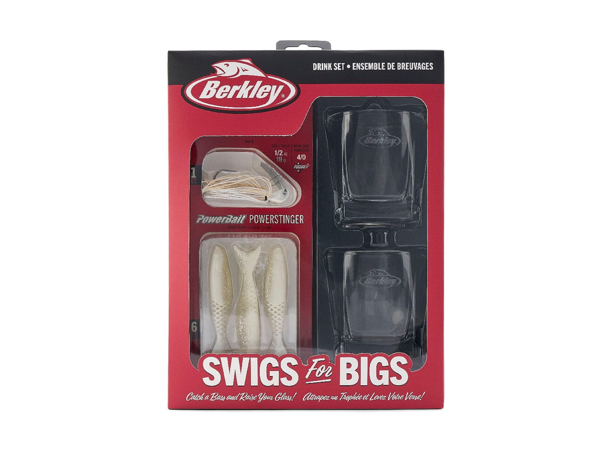 Berkley Swigs for Bigs Bladed Jig Drink Set Pearl White 1630946