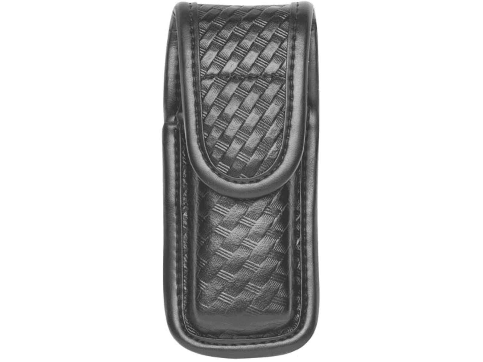 Bianchi 7903 Single Mag/Knife Pouch - Plain Black Hidden Snap 22933