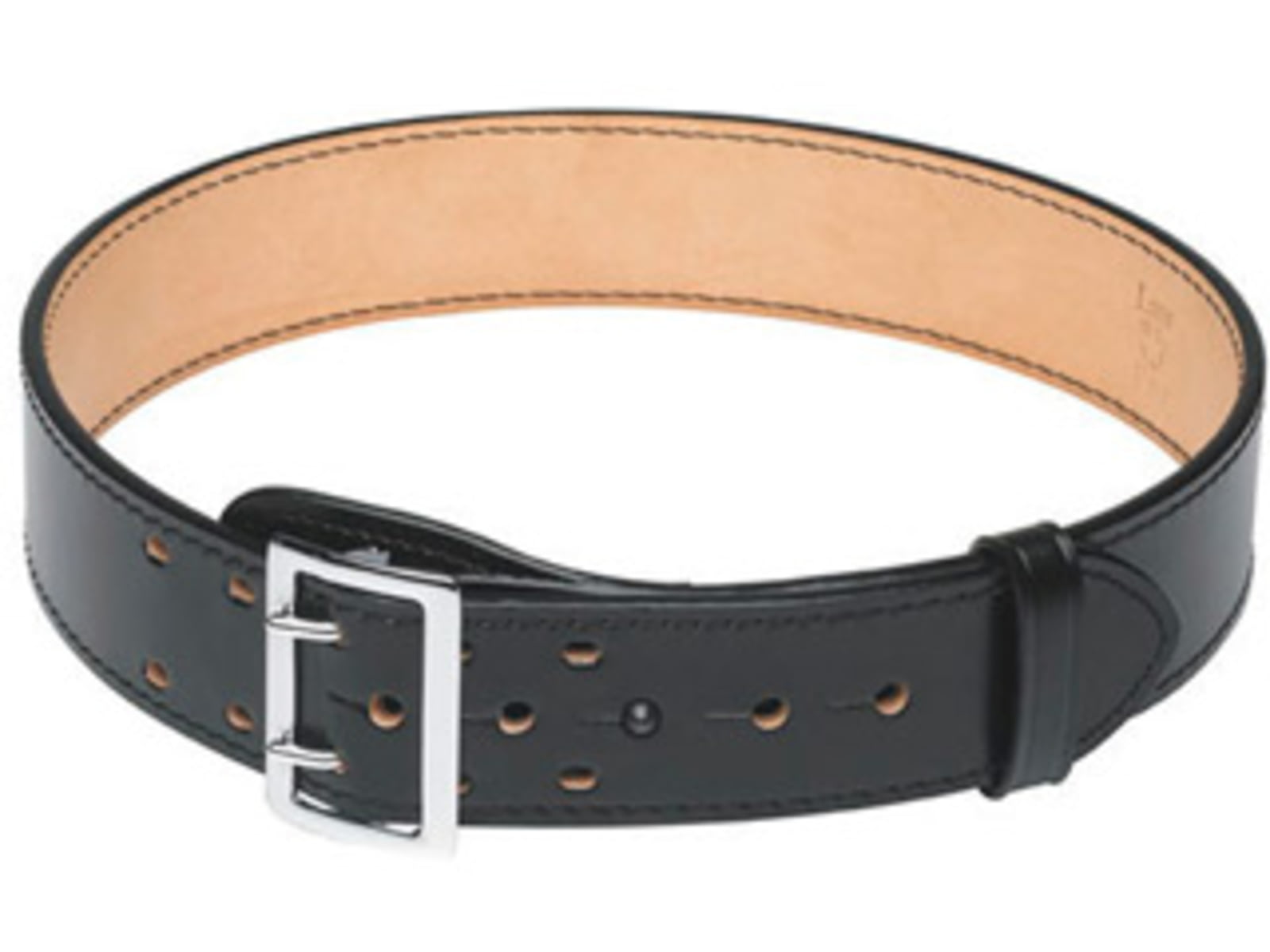 Bianchi B2 Sam Browne Belt - Plain Black Nickel Waist Size 26in 11861